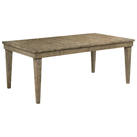 Rankin Rectangular Solid Wood Table with Two Extension Leaves